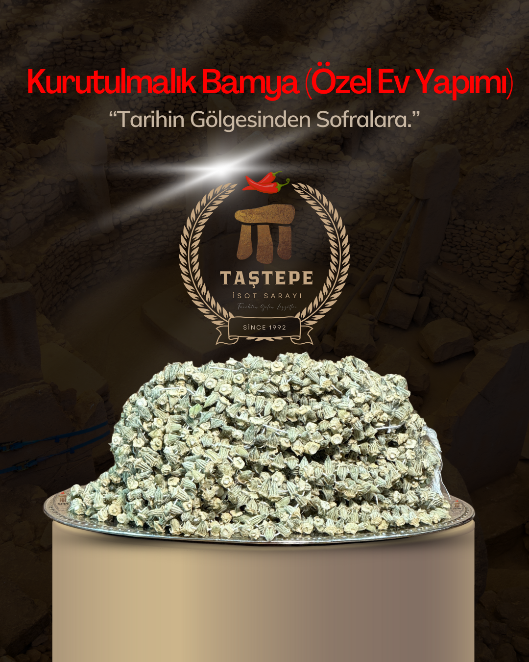 Kurutulmuş Bamya (Özel Ev Yapımı)